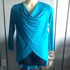 JWS Turquoise long sleeve Tunic